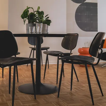 公寓 Nooqa - 'exklusives Design - Parkplatz, Balkon, Nespresso - 6 Personen - 85qm 杜伊斯堡