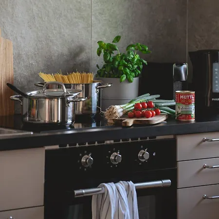 Nooqa - 'exklusives Design - Parkplatz, Balkon, Nespresso - 6 Personen - 85qm 公寓 *