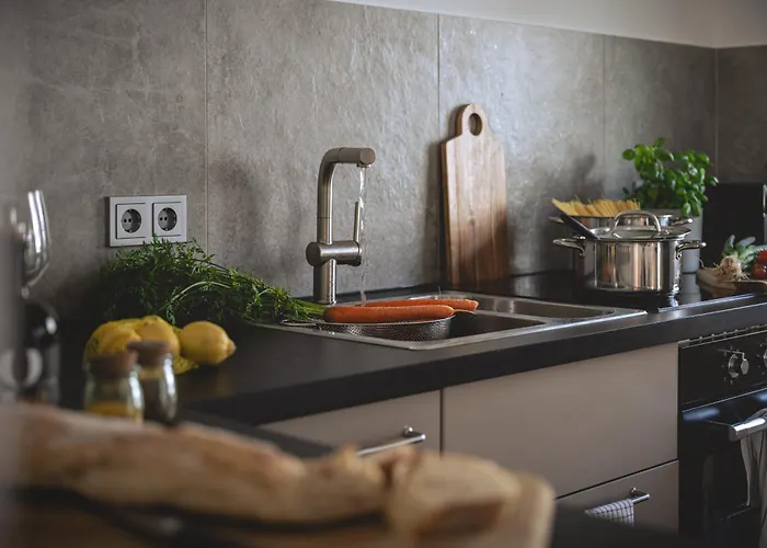 Appartement Nooqa - 'exklusives Design - Parkplatz, Balkon, Nespresso - 6 Personen - 85qm