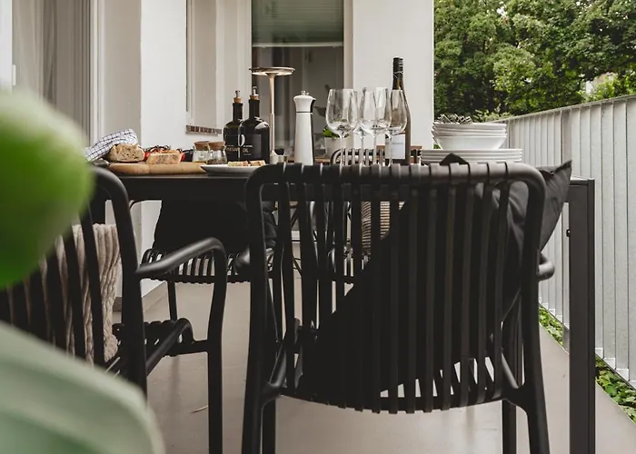 Appartement Nooqa - 'exklusives Design - Parkplatz, Balkon, Nespresso - 6 Personen - 85qm